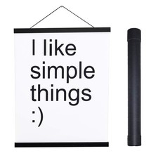 Artmag Magnetic Poster Hanger Frame, 12x18 12x16 12x24 12L" x 0.7W", Black