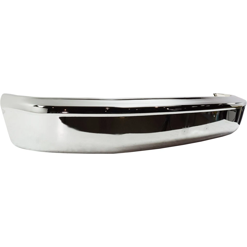 Front Bumper For 1992-1996 Ford F-150 F-250 Bronco Chrome Steel Standard Type - Image 2 of 4