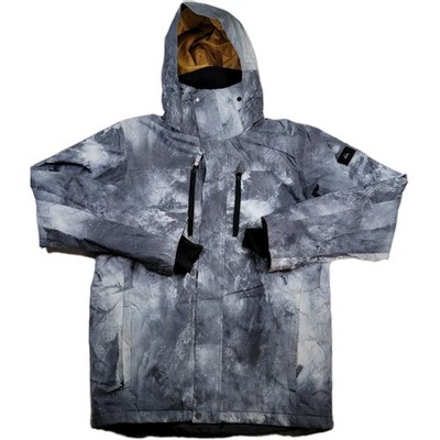 Quiksilver Mission Printed Mens Large Insulated Ski Jacket  Dryflight 10K  