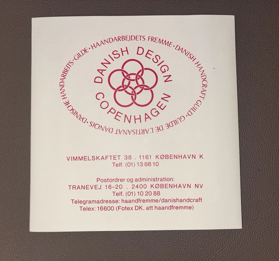 Danish Flower Thread Color Card Chart 99 Sampler Dansk Blomstergarn Vintage - Image 3 of 3