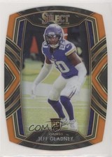 2020 Panini Select Club Level Orange Prizm Die-Cut Jeff Gladney #293 7bf