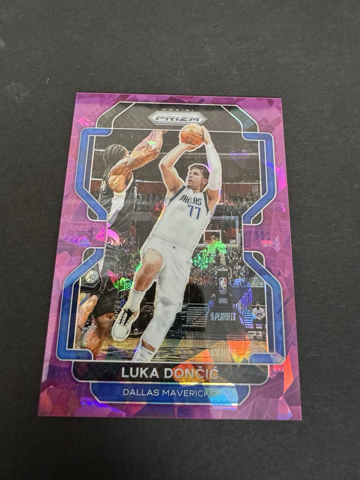 Luka Doncic 2021-22 Panini Prizm Purple Ice Prizm /149 #223