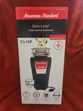 NEW~open box~American Standard 1.25 hp Slim Line Food Waste Disposer #ASD-825-SL