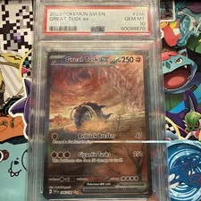 2023 POKEMON SVI EN-SCARLET & VIOLET #246 GREAT TUSK EX PSA 10 on eBay