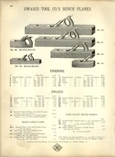 1899 PAPER AD 5 PG Owasco Tool Co. RARE Wood Plane Moulding Ohio