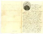 Civil War Patriotic Lettersheet Used with letter Col. Pease