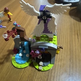 LEGO Elves: Aira's Pegasus Sleigh (41077) complete set with book no box 