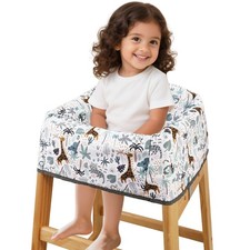 Lunobubo Baby High Chair Cover w/ Strap Pads  3-Point Harness, Mac