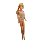 VTG MOD TNT Barbie Doll Twist N Turn Waist Swimsuit Blonde Side Ponytail  Japan