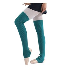 Women Teenagers Over Knee Thigh High 29.5 Inch Leg Warmers Stirrup Thermal