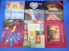 Various Tole Painting Folk Art Workbooks