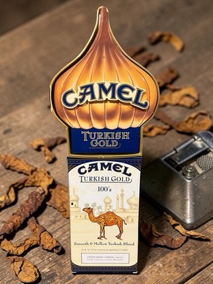 Vintage 2000 Camel Turkish Gold 100's Cardboard Advertising 23 