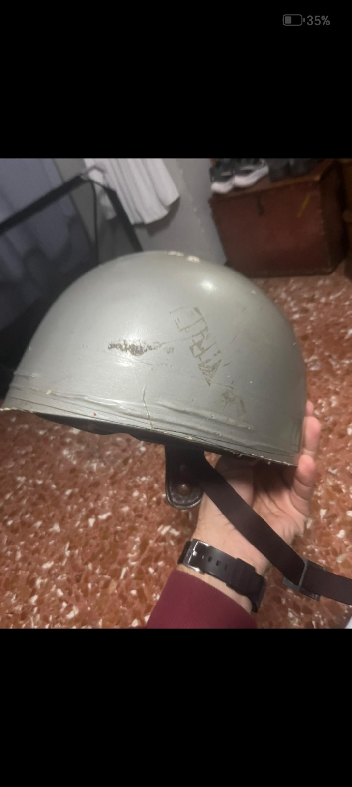 Casco moto cromwell England foto 2