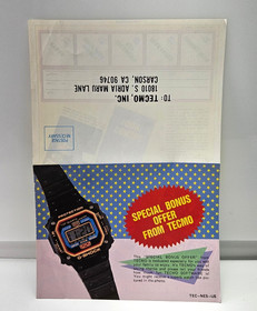 Reloj Rygar NES Nintendo Round SOQ No REV-A 1987 CIB Probado Promo Raro