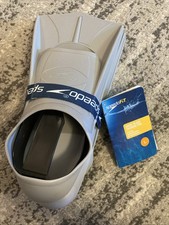 Speedo Short Blade Rubber Training Fins Size Large Unisex Swimming New