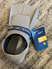 Speedo Short Blade Rubber Training Fins Size Large Unisex Swimming New