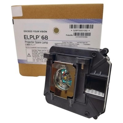 Jaspertronics Oem Elp-Lp68 Lamp Housing For Epson Projectors - 1 Year Full