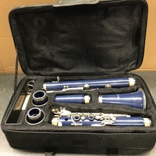 Mendini by Cecilio MCT-2BL Blue Bb Clarinet Student Outfit with Case