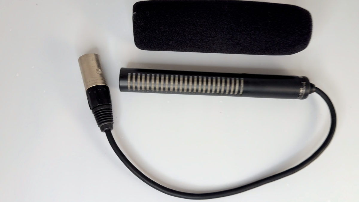 Sony 1-542-296 Electret Condenser Shotgun Microphone No Windscreen