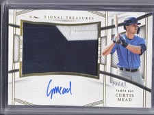 2023 National Treasures #6 Curtis Mead Rookie Auto Patch #/49