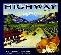 Ontario Highway Old Mt. Baldy 2 Orange Citrus Fruit Crate Label Art Print Ontario Highway Old Mt. Baldy 2 Orange Citrus Fruit Crate Label Art Print