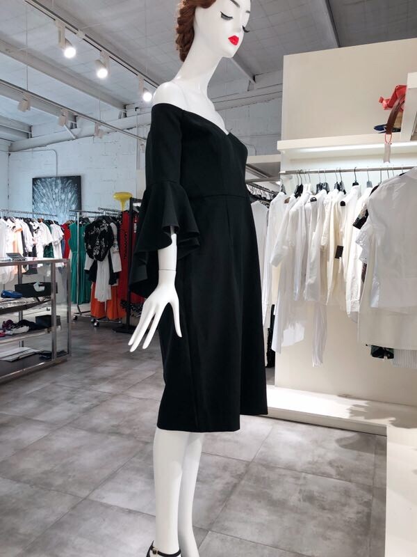 Milly Black Dress US14 NWT Milly Black Dress US14 NWT