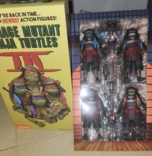 2023 SDCC Exclusive NECA TMNT III 3 Samurai 4 Pack AND NECA TMNT 2 ROY FULL PACK