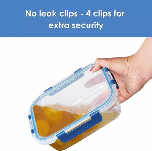 Glass Food Storage Containers with Lids Dishwasher, Freezer & Microwave Safe - Picture 13 of 20