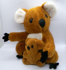 Vintage 1970s R Dakin Stuffed Koala Bear Hugging Mom Baby
