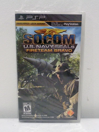 Socom US Navy Seals Fireteam Bravo (Sony PSP, 2005) NEW Factory Sealed