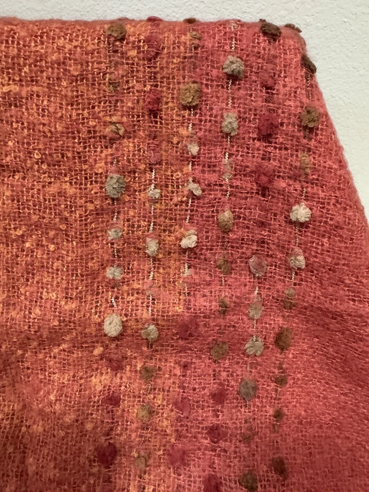 Simply Noelle Pink Scarf 2’x70” - Image 3 of 4