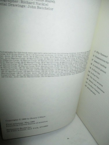 Battle Book No 8: Tarawa A Legend is Born by Henry I. Shaw, Jr (1969, Paperback - Picture 7 of 9