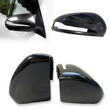 LHD Real Carbon Fiber Side Mirror Replacement Cover Caps Fits 21-25 H247 GLA35