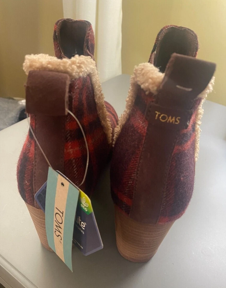 Toms plaid boots cheap