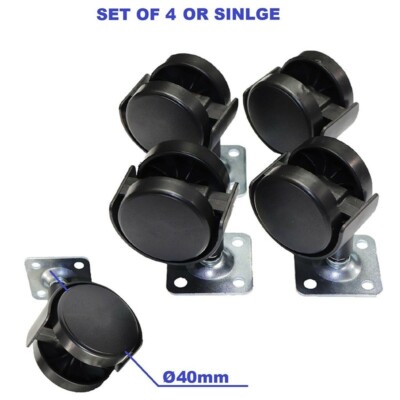 360 Grad drehbar 40 mm drehbare Radplatte Rolle f??r M?bel Ersatz