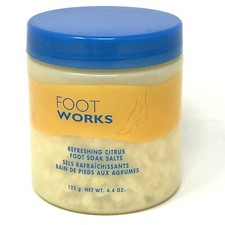 Avon Foot Works Refreshing Citrus Foot Soak Salts Vintage Discontinued NOS