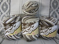 Lily Sugar 'n Cream Cotton Yarn CHOCOLATE OMBRE lot