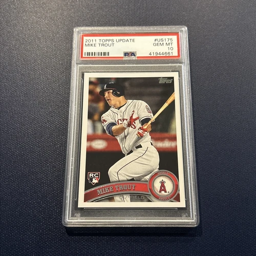 2011 Topps Update Mike Trout Rookie PSA 10 Gem Mint RC #US175
