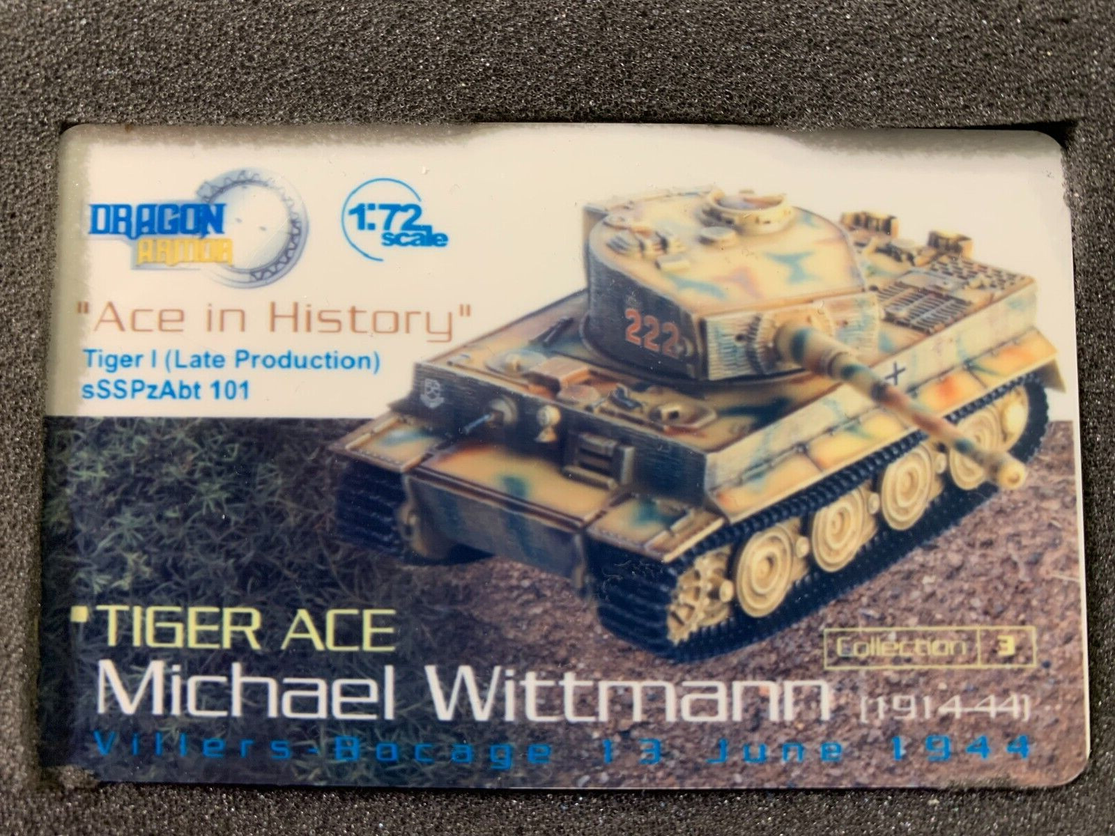 Dragon Armor 1/72 Tiger Tank Wittmann Ace in History No. 60132 Cyber Hobby