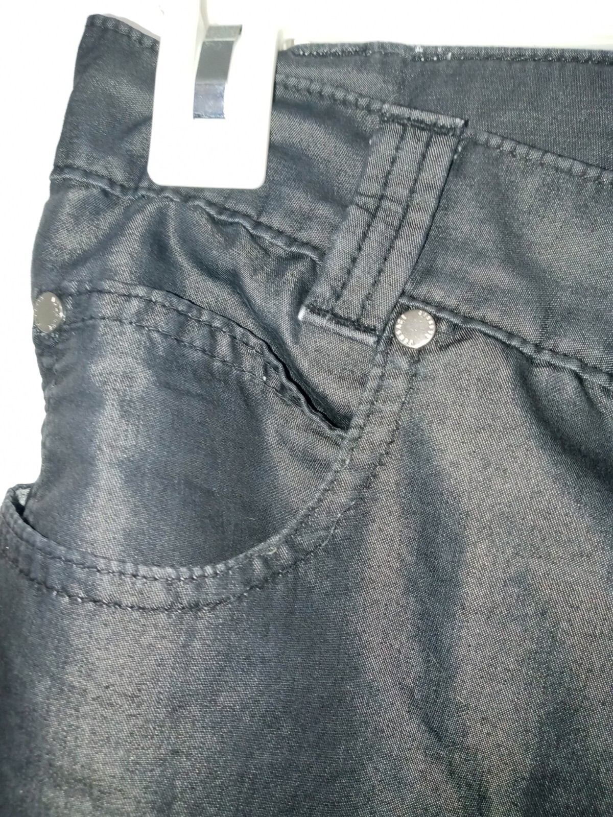 Versace Classic Dark Gray Zip Button Close Pants … - image 3