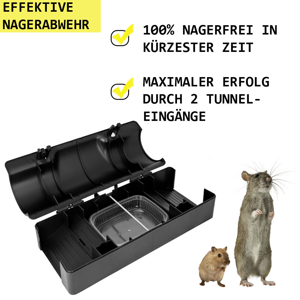 Petg Köderbox 30x Köderbox Köderstaton Rohr Mäusebox Rattenbox Falle