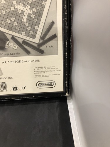 Vintage Giant Scrabble Board Game With Extra Large Letters Complete - Picture 6 of 9