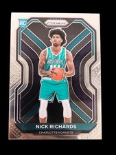 2020-21 Panini Prizm Nick Richards Rookie #253 Charlotte Hornets RC