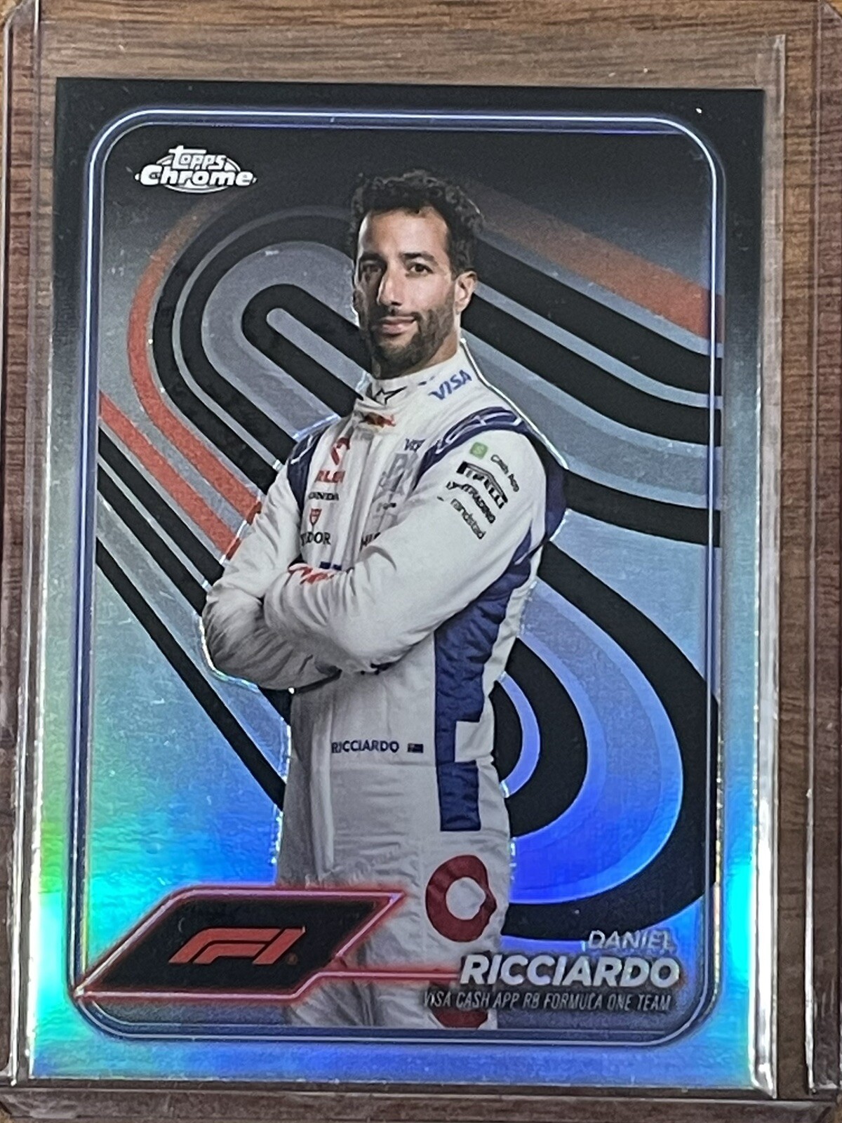 2024 Topps Chrome Daniel Ricciardo Refractor #18 Visa Cash App Red Bull
