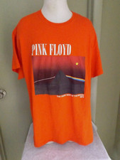 PINK FLOYD THE DARK SIDE OF THE MOON 1973 T-SHIRT  XL  ORANGE  CLASSIC ROCK