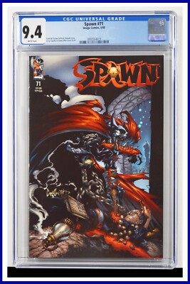 Spawn #71 CGC Graded 9.4 Image 1998 Greg Capullo & Danny Miki Cover Comic Book.
