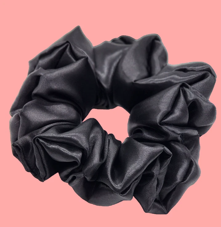 Scrunchies Hair Ties For Women Big Silk Satin Scrunchie Large Oversized Ligas Para El Cabello De Mujer Decorations Cute Jumbo Coth Ponytail Hair Scrunchy Giant Purple Hair Accessories Gift For