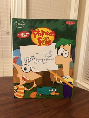 Disney Phineas & Ferb Walter Foster Learn To Draw Paperback 32 Page Drawing Book