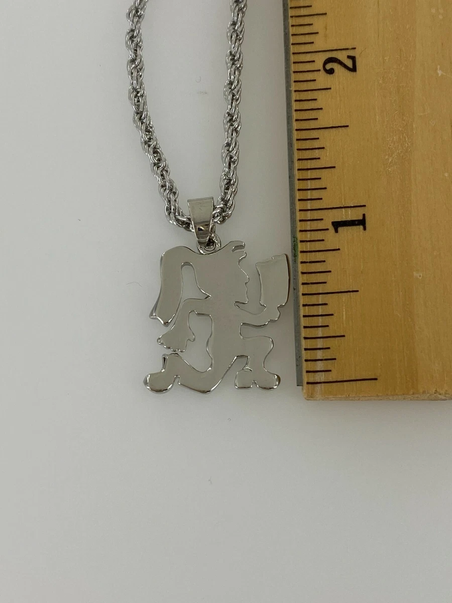 ICP Hatchet Girl Plain Pendant With 21"-24" Rope Chain/ Necklace Silver  Color | eBay
