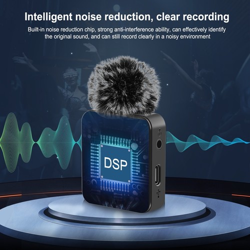 Wireless Lavalier Microphone for iPhone / Type-C Phone w/Type-C / 8-Pin Receiver - Picture 15 of 24
